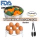 Stainless Steel Steamer Basket with Egg Steamer Rack and Silicone Tongs