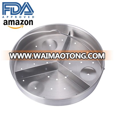 Stainless Steel Steamer Basket with Divider